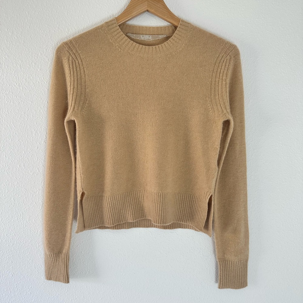 REED KRAKOFF 100% Cashmere camel sweater XS